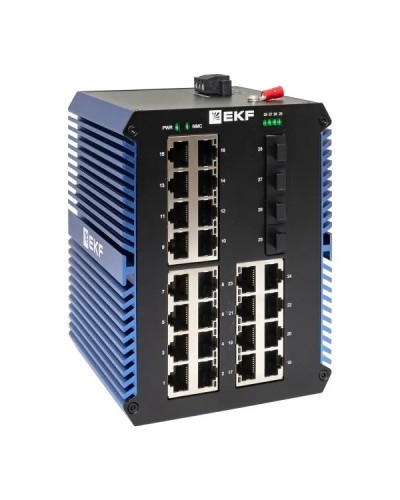 TSX-U-4GX/SFP-24GTP. Промышленный неуправляемый коммутатор. EKF в Калуге