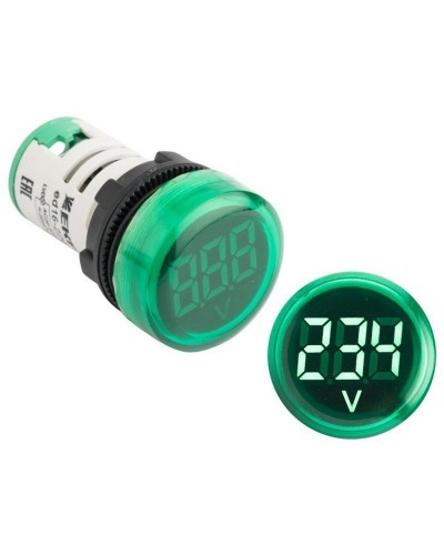 ED16-22VD (ed16-22vd-g). Индикатор значения напряжения зеленый. EKF в Калуге