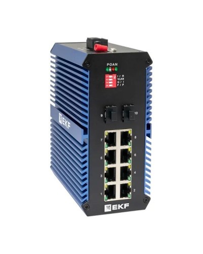 TSX-U-2GX/SFP-8GTP. Промышленный неуправляемый коммутатор. EKF в Калуге