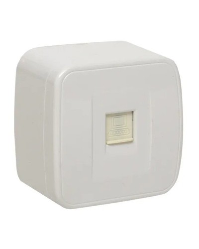 Минск Розетка RJ-45 1-местная ОП 1А (EGK01-035-10). Розетка RJ-45 1-местная ОП 1А. EKF в Калуге