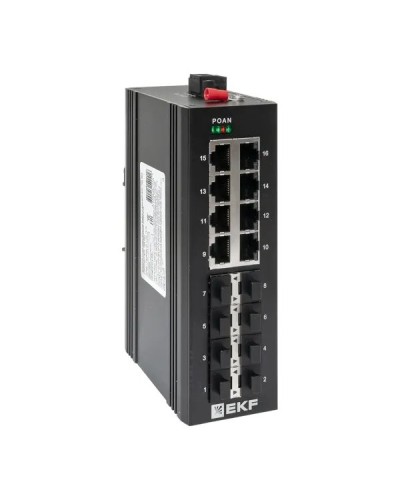 TSX-U-8GX/SFP-8GT. Промышленный неуправляемый коммутатор. EKF в Калуге