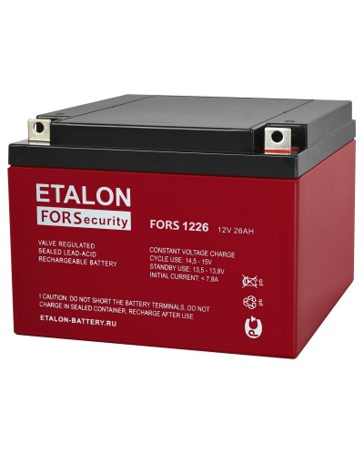 ETALON FORS 1226. Аккумулятор герметичный свинцово-кислотный. ETALON в Калуге
