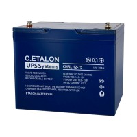 C.ETALON CHRL 12-75. Аккумулятор герметичный свинцово-кислотный. ETALON