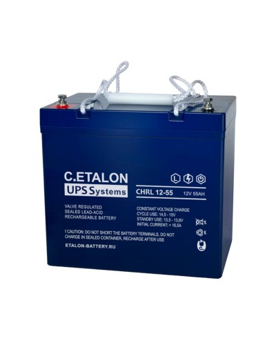 C.ETALON CHRL 12-55. Аккумулятор герметичный свинцово-кислотный. ETALON в Калуге