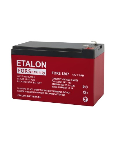 ETALON FORS 1207. Аккумулятор герметичный свинцово-кислотный. ETALON в Калуге