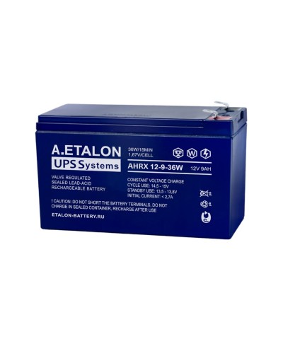 A.ETALON AHRX 12-9-36W. Аккумулятор герметичный свинцово-кислотный. ETALON в Калуге