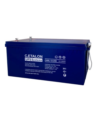 C.ETALON CHRL 12-250. Аккумулятор герметичный свинцово-кислотный. ETALON в Калуге