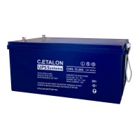 C.ETALON CHRL 12-200. Аккумулятор герметичный свинцово-кислотный. ETALON