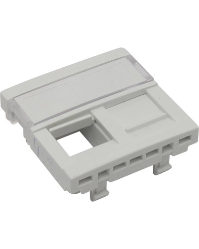 Вставка для 2-х модулей под RJ-45 кат.5e UTP, белая (45971 SBR): Вставка для 2-х модулей в Калуге