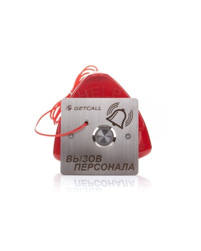 GC-0423B1. Проводная влагозащищенная кнопка вызова со шнуром. GETCALL в Калуге