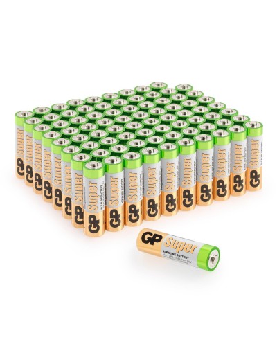GP Super Alkaline 15A AA (GP 15A-2CRVS80), упак. 80 шт.. Алкалиновые батарейки. GP Batteries в Калуге