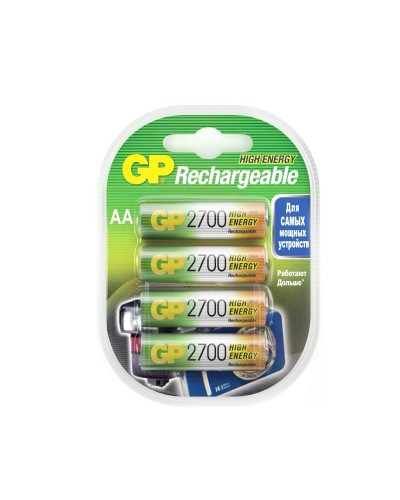 GP 270AAHC AA (GP 270AAHC-2DECRC4), упак. 4 шт.. Перезаряжаемые аккумуляторы. GP Batteries в Калуге