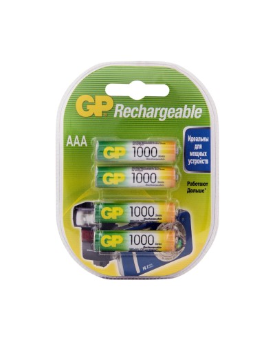 GP 100AAAHC AAA (GP 100AAAHC-2DECRC4), упак. 4 шт.. Перезаряжаемые аккумуляторы. GP Batteries в Калуге