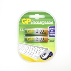 GP 210AAHC AA (GP 210AAHC-2DECRC2), упак. 2 шт.. Перезаряжаемые аккумуляторы. GP Batteries