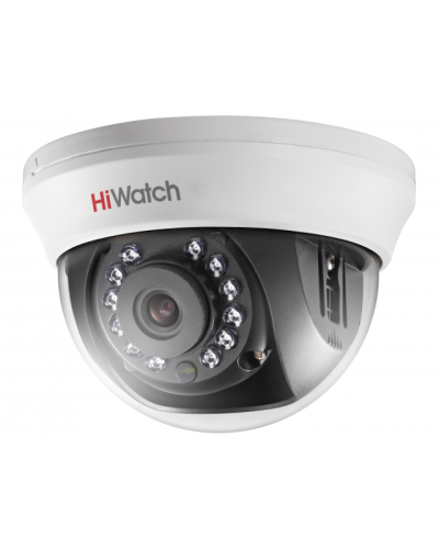 DS-T201(B) (2.8мм). Бюджетная видеокамера мультиформатная купольная. HiWatch в Калуге
