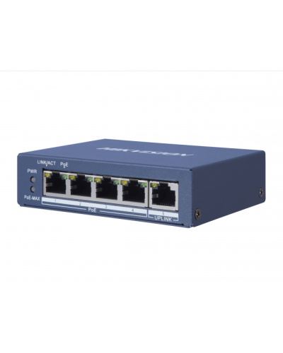 DS-3E0505P-E/M. Коммутатор с питанием POE. Hikvision в Калуге