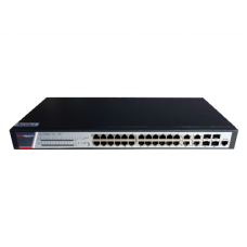 DS-3E2528P(B). Коммутатор с питанием POE. Hikvision