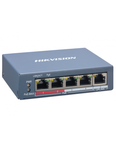 DS-3E1105P-EI. Коммутатор с POE. Hikvision в Калуге