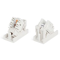 SIP2K-C6-M45-22.5. Вставка 45x22,5 с наклонным модулем RJ-45 категории 6. Hyperline