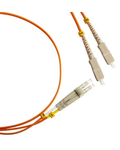 FC-D2-50-LC/PR-SC/PR-H-1M-LSZH-OR. Патч-корд волоконно-оптический LC-SC. Hyperline в Калуге