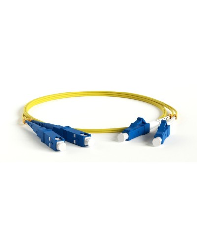 FC-D2-9A1-LC/UR-SC/UR-H-1M-LSZH-WH. Патч-корд волоконно-оптический LC-SC. Hyperline в Калуге