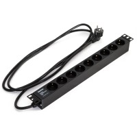 SHE19-6SH-2IEC-2.5EU. Блок розеток 19. Hyperline