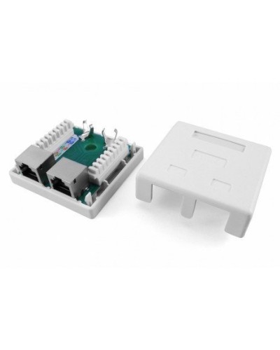 SB1-2-8P8C-C5e-SH-WH. Розетка RJ-45. Hyperline в Калуге