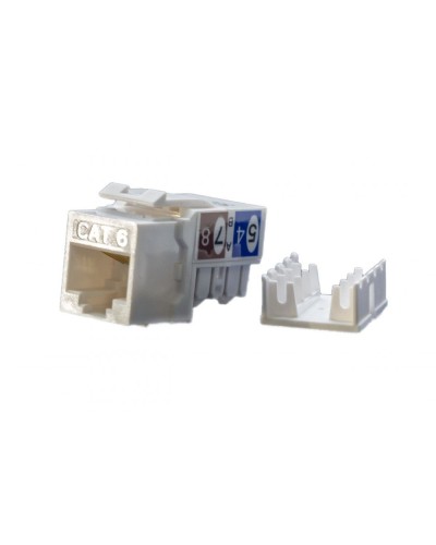 KJ9-8P8C-C6-90-WH. Вставка Keystone Jack RJ-45. Hyperline в Калуге