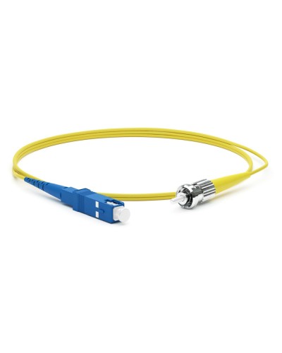 FC-S2-9-SC/UR-ST/UR-H-1M-LSZH-YL. Патч-корд волоконно-оптический одномодовый. Hyperline в Калуге