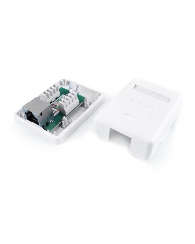 SB1-1-8P8C-C6-SH-WH. Розетка RJ-45. Hyperline в Калуге