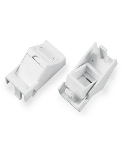 SIP2A-1K-M45-22.5. Вставка угловая 45x22.5 (аналог Mosaic) для 1 модуля формата Keystone Jack. Hyperline в Калуге