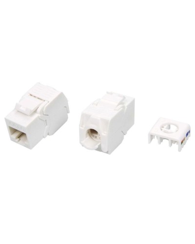 KJ8-8P8C-C6-180-TLS-WH. Вставка Keystone Jack RJ-45. Hyperline в Калуге