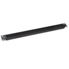 BPB19-1U-RAL9004 (BPB19-1U-RAL9005). Фальш-панель с щёточным вводом. Hyperline