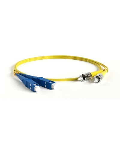 FC-D2-9-SC/UR-ST/UR-H-1M-LSZH-YL. Патч-корд волоконно-оптический ST-SC. Hyperline в Калуге