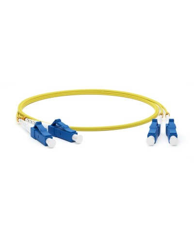FC-D2-9-LC/UR-LC/UR-H-20M-LSZH-YL. Патч-корд волоконно-оптический одномодовый. Hyperline в Калуге