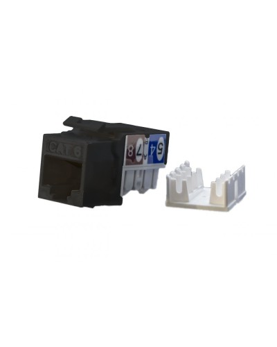 KJ9-8P8C-C6-90-BK. Вставка Keystone Jack RJ-45. Hyperline в Калуге
