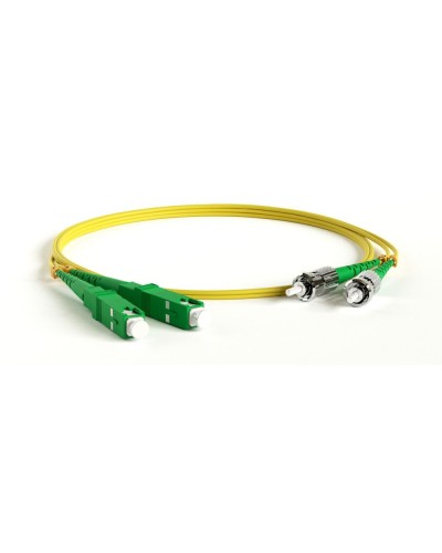 FC-D2-9-SC/AR-ST/AR-H-1M-LSZH-YL. Патч-корд волоконно-оптический ST-SC. Hyperline в Калуге