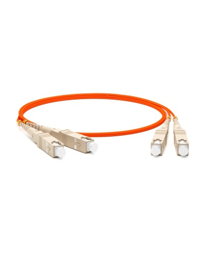FC-D2-50-SC/PR-SC/PR-H-2M-LSZH-OR. Патч-корд волоконно-оптический SC-SC. Hyperline в Калуге