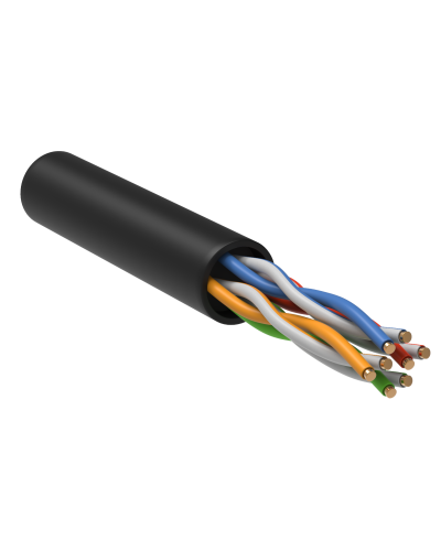 GENERICA U/UTP кат.5E 24AWG 4 пары LDPE черный (BC3-C5E04-139-305-R-G). Кабель «витая пара» (LAN) для структурированных систем связи. IEK в Калуге