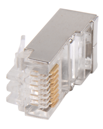 GENERICA Разъём RJ-45 FTP для кабеля кат. 5Е (20 шт) (CS3-1C5EF-G). Разъем RJ-45. IEK в Калуге