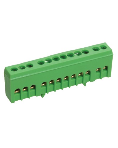 Шина PE земля ШНИ-6х9-10-К-З (YNN10-69-10KD-K06). Шина в корпусном изоляторе на DIN-рейку. IEK в Калуге