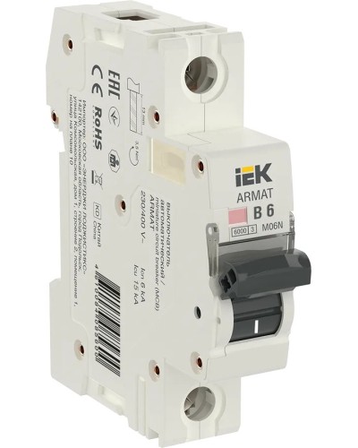 M06N 1P B 6А 6кА ARMAT (AR-M06N-1-B006). Автоматический выключатель. IEK в Калуге