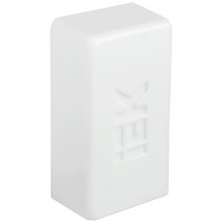 Заглушка 100х40 белая ELECOR (2 шт) (CKMP10D-Z-100-040-K01). Заглушка для кабель-канала. IEK