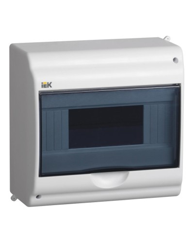 Корпус пластиковый КМПн 2/9-2 IP31 белый KREPTA 3 (MKP42-N-09-31-02). Щиток модульный с прозрачной дверцей, настенный. IEK в Калуге