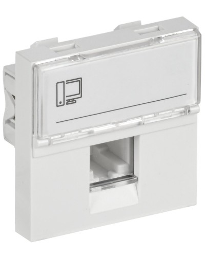Розетка RJ45 кат.6 PRIMER РКИ-20-00-П-6 белый IEK (PR-KK40D-RI-0-2-1C06U-K01). Розетка RJ-45. IEK в Калуге