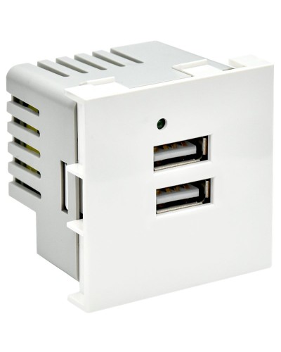 Розетка USB A+A 4,2А PRIMER РКЮ-23-40-П белый IEK PR-KK40D-RU-0-2-AA-K01). Розетка USB. IEK в Калуге