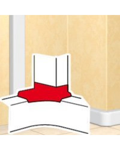 Отвод угловой для короба DLP 35х80/105, 50х80/150 (010763): Отвод угловой в Калуге