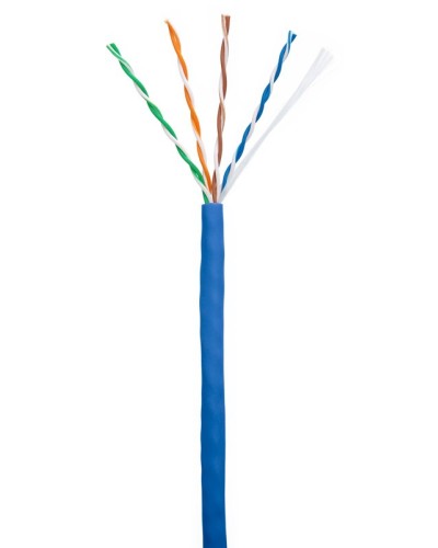 U/UTP 4pair, Cat5e, In, PVC (CCA-UU004-5E-PVC-BL). Кабель «витая пара» (LAN) для структурированных систем связи. NETLAN в Калуге