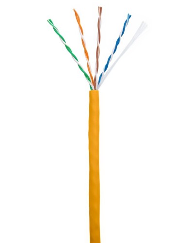 U/UTP 4pair, Cat5e, In, LSZH (EC-UU004-5E-LSZH-OR). Кабель «витая пара» (LAN) для структурированных систем связи. NETLAN в Калуге