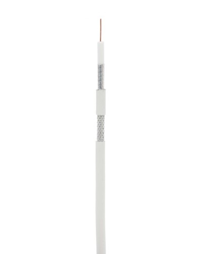 RG-6 CCS, In, PVC (EC-C2-32123A-WT-1). Кабель коаксиальный омедненный. NETLAN в Калуге